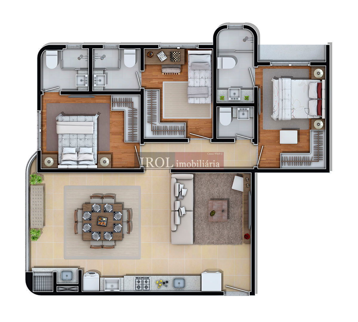 Apartamento à venda com 4 quartos, 220m² - Foto 54