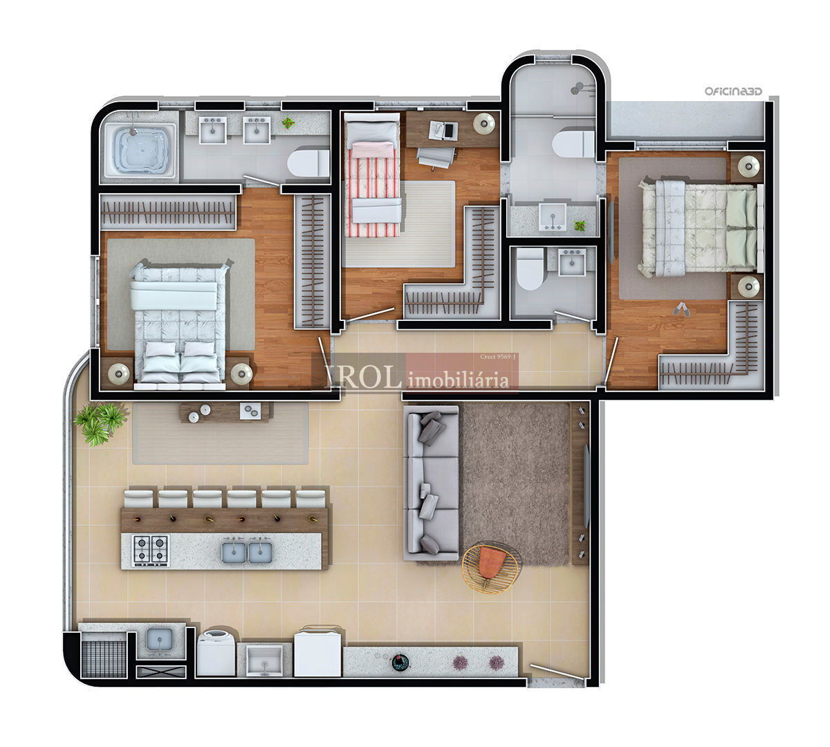 Apartamento à venda com 4 quartos, 220m² - Foto 58