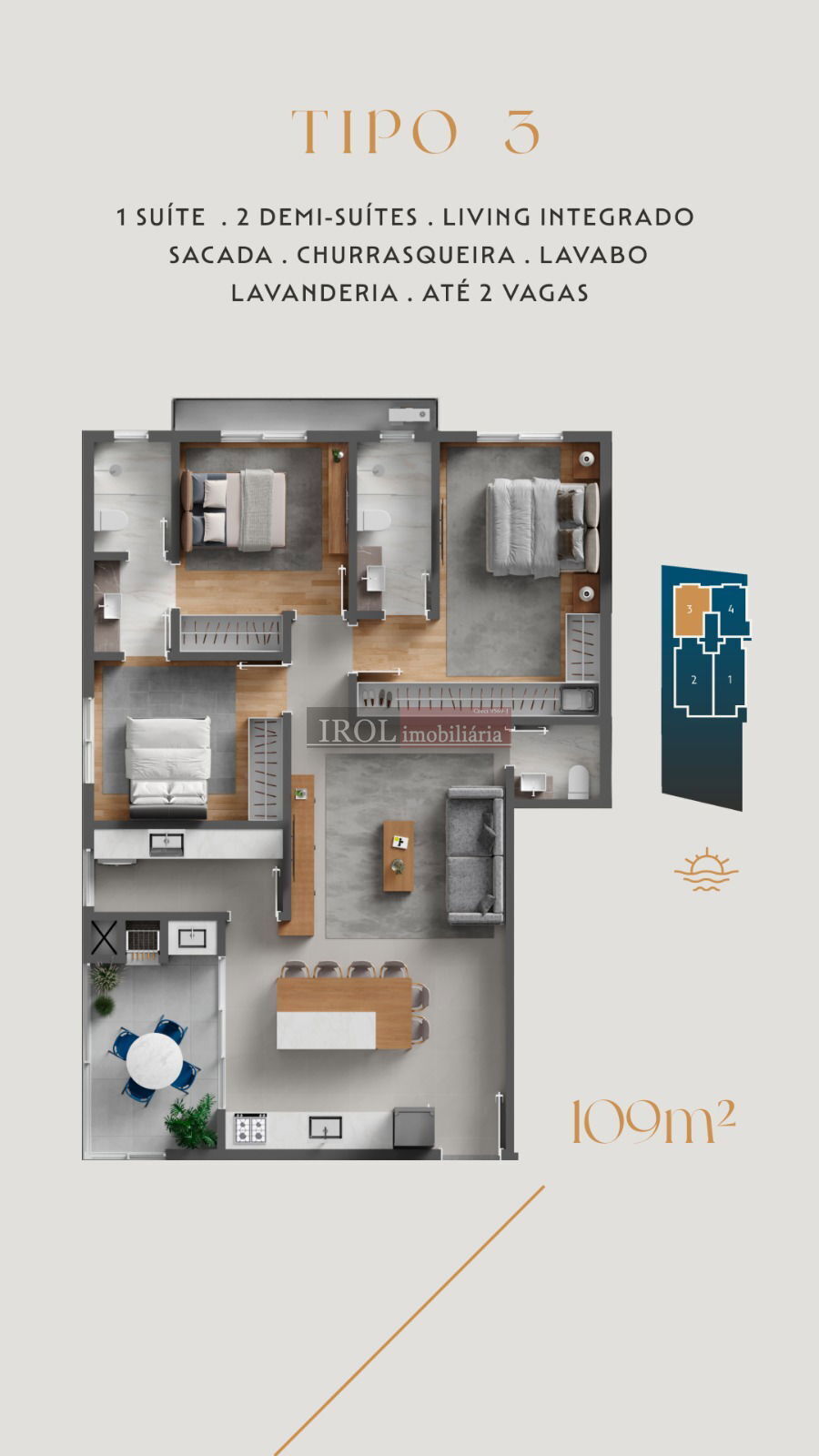 Apartamento à venda com 3 quartos, 109m² - Foto 18