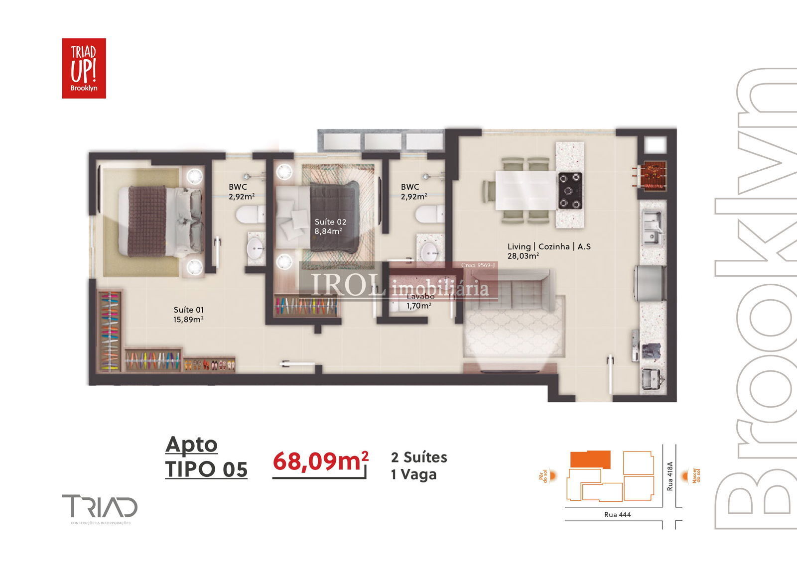 Apartamento à venda com 2 quartos, 70m² - Foto 21