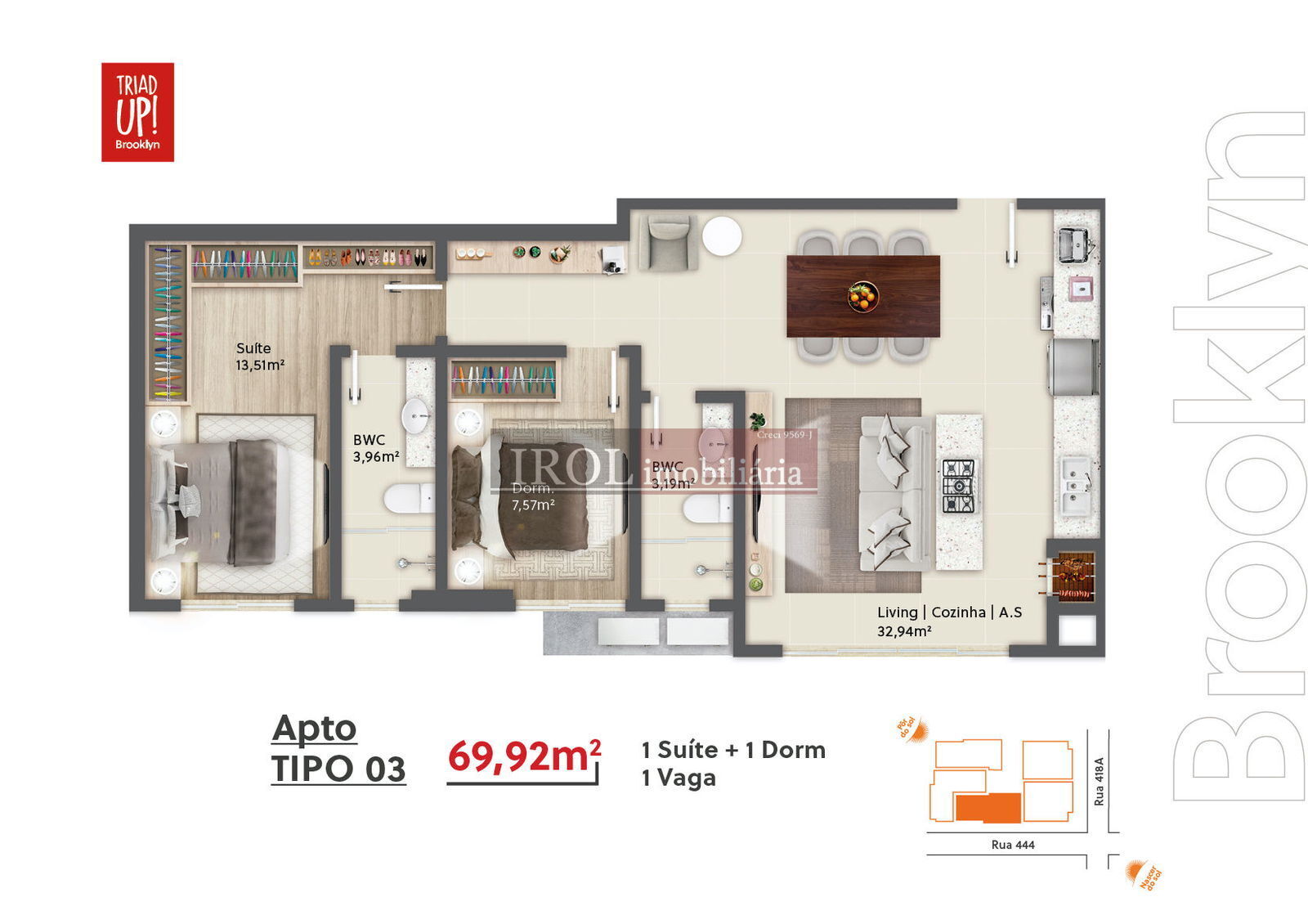 Apartamento à venda com 2 quartos, 70m² - Foto 19