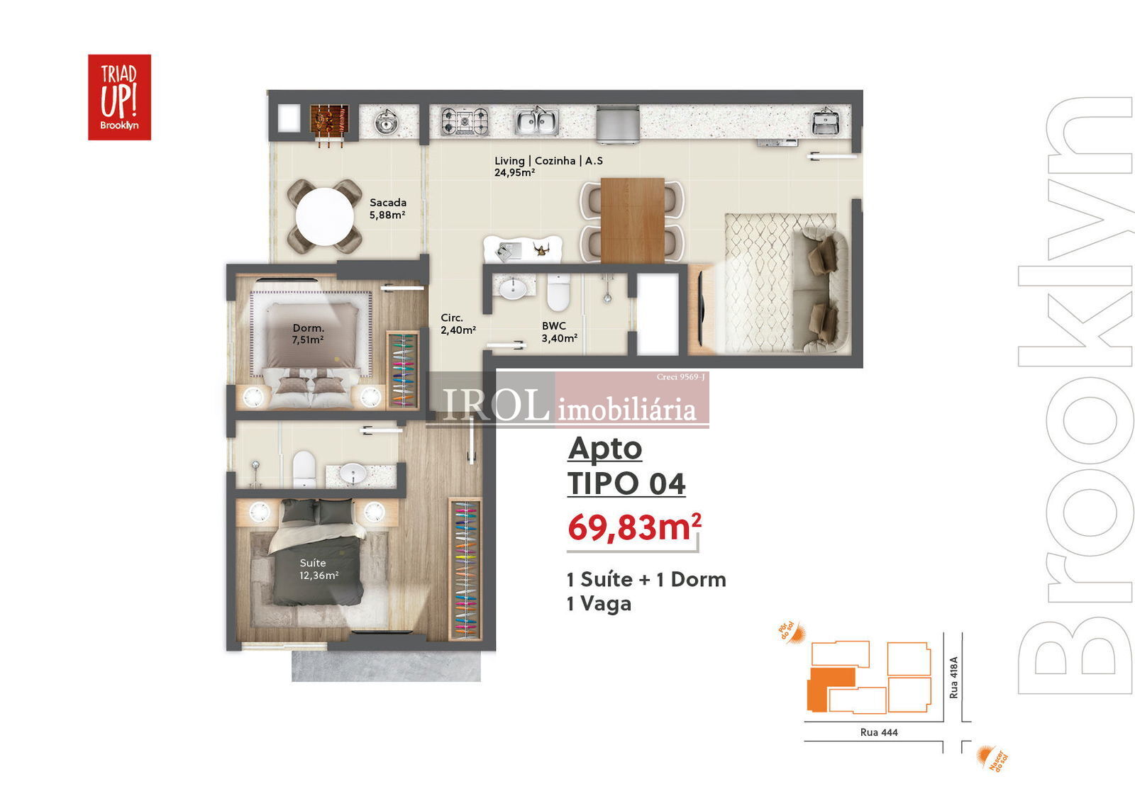 Apartamento à venda com 2 quartos, 70m² - Foto 20