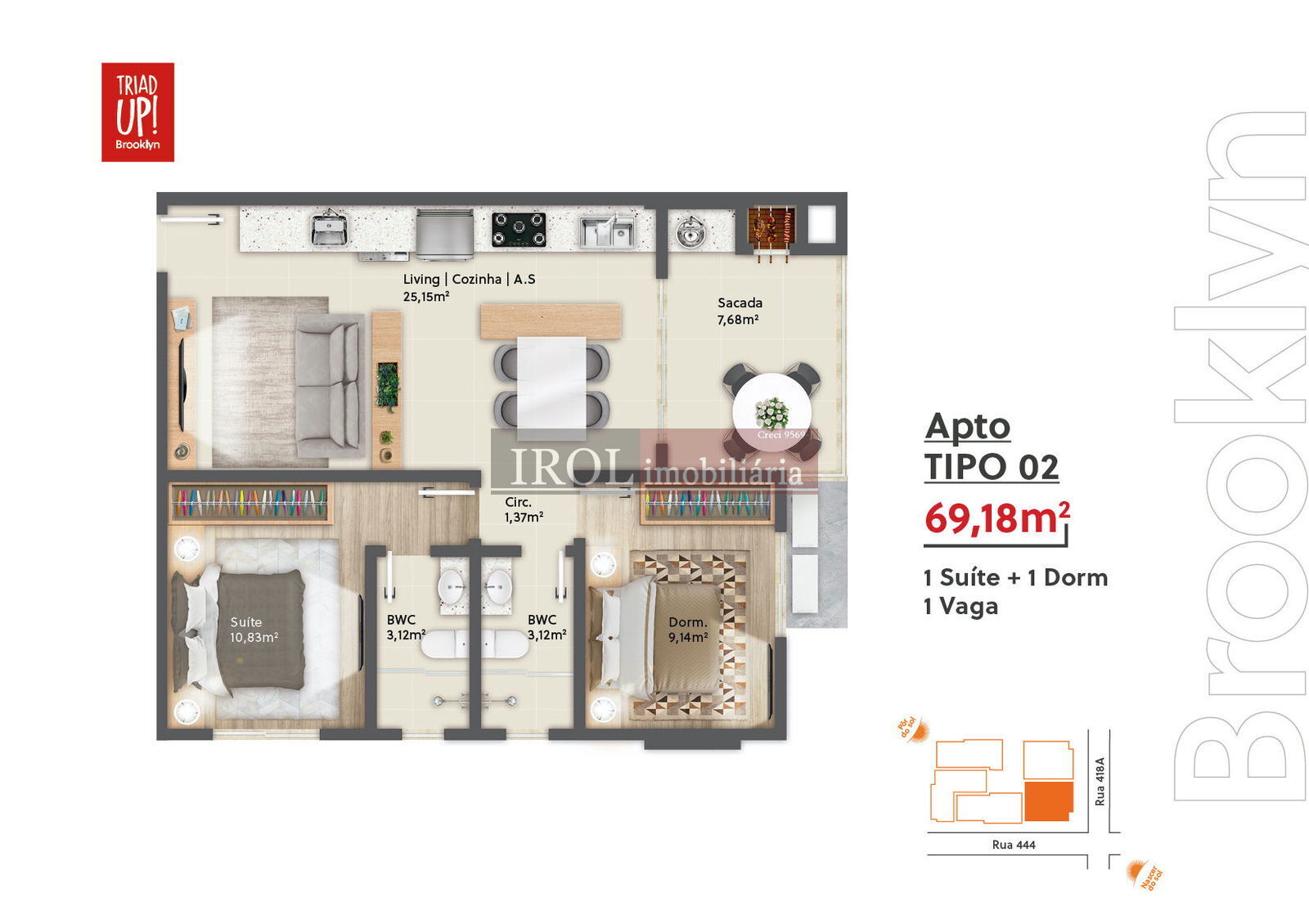 Apartamento à venda com 2 quartos, 70m² - Foto 18