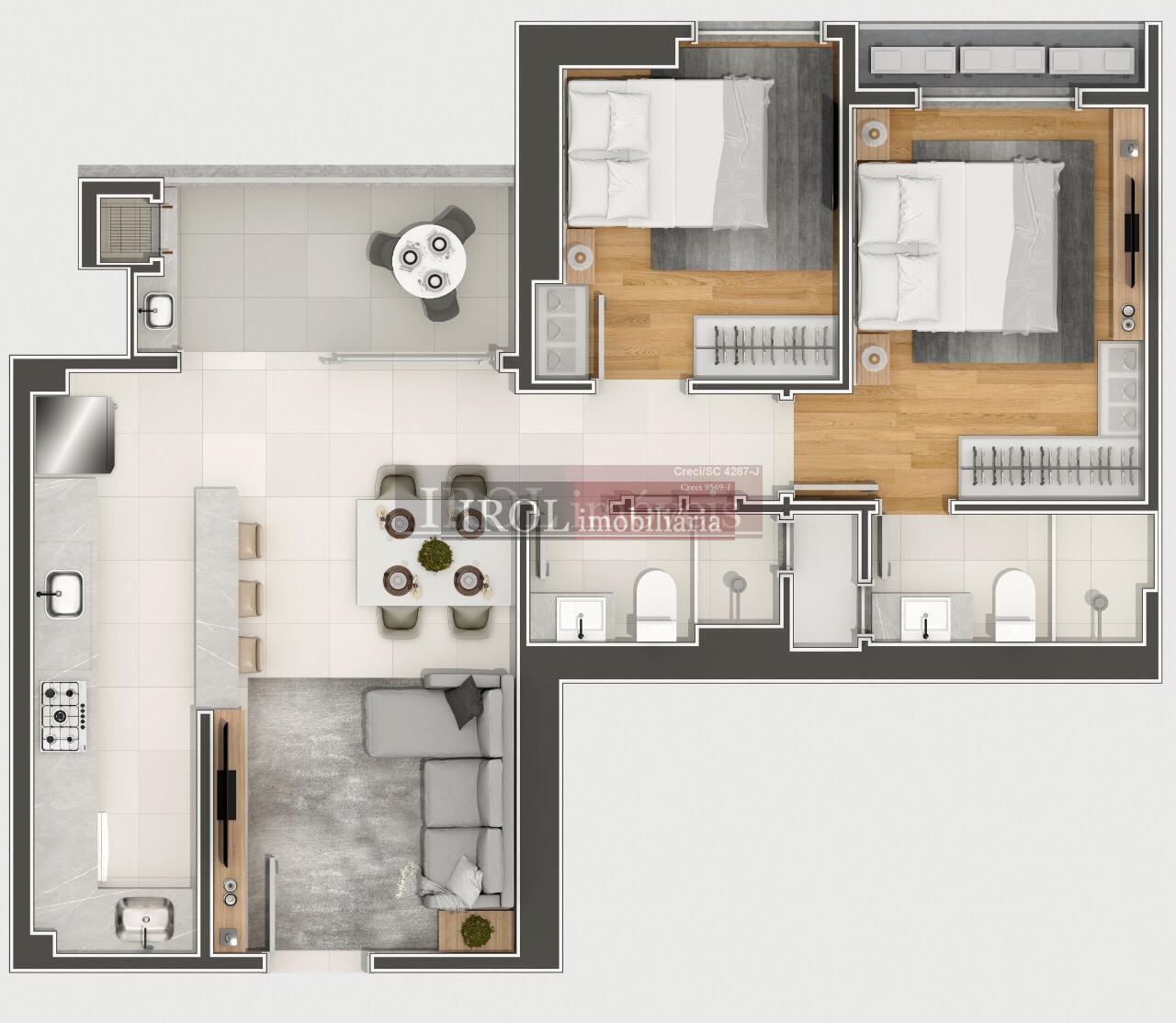 Apartamento à venda com 2 quartos, 18m² - Foto 10