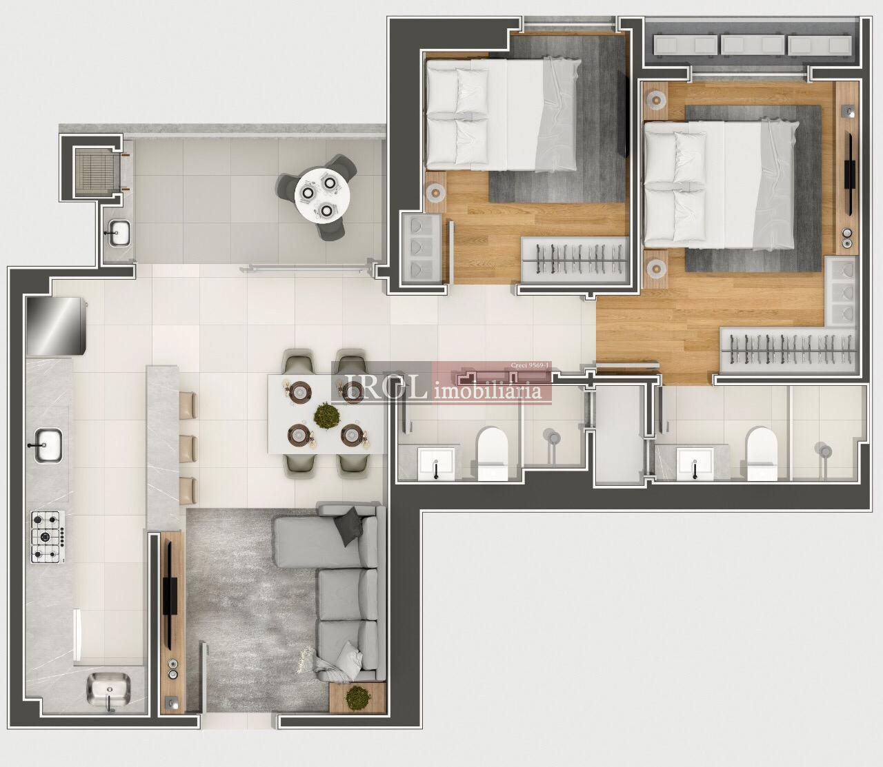 Apartamento à venda com 2 quartos, 73m² - Foto 52