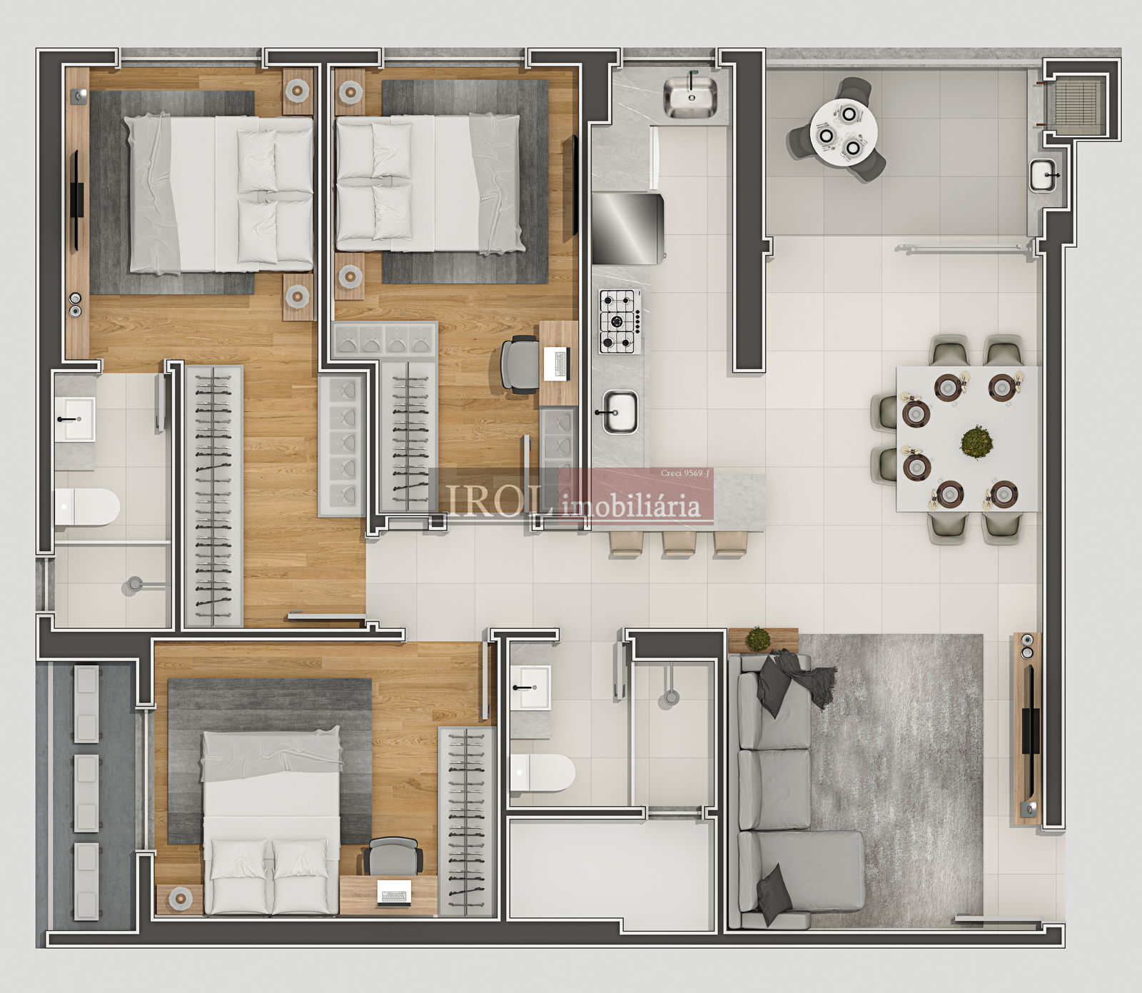 Apartamento à venda com 2 quartos, 73m² - Foto 58