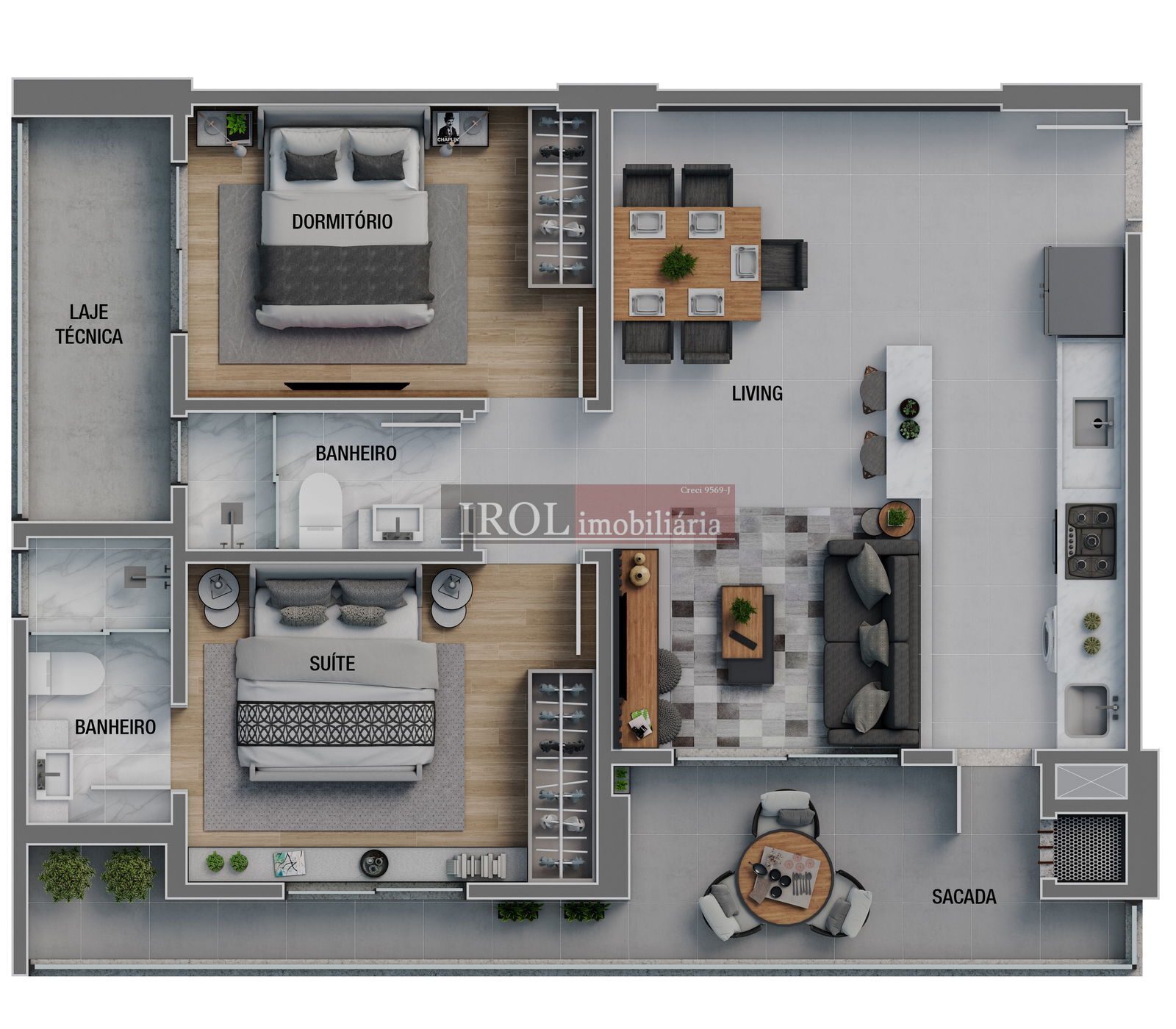 Apartamento à venda com 2 quartos, 76m² - Foto 9