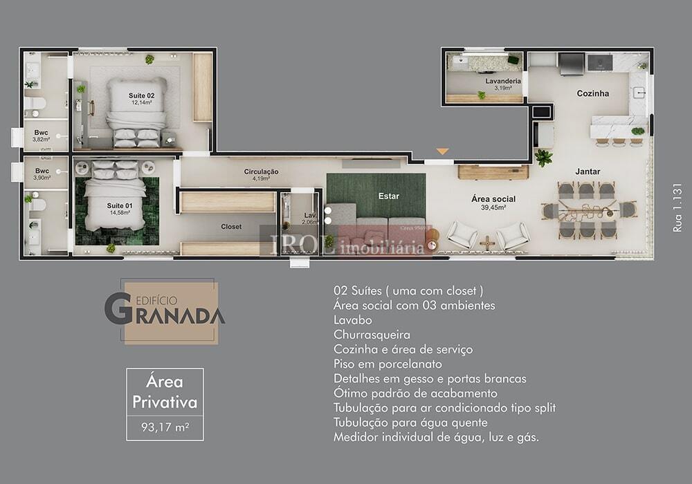 Apartamento à venda com 2 quartos, 93m² - Foto 47