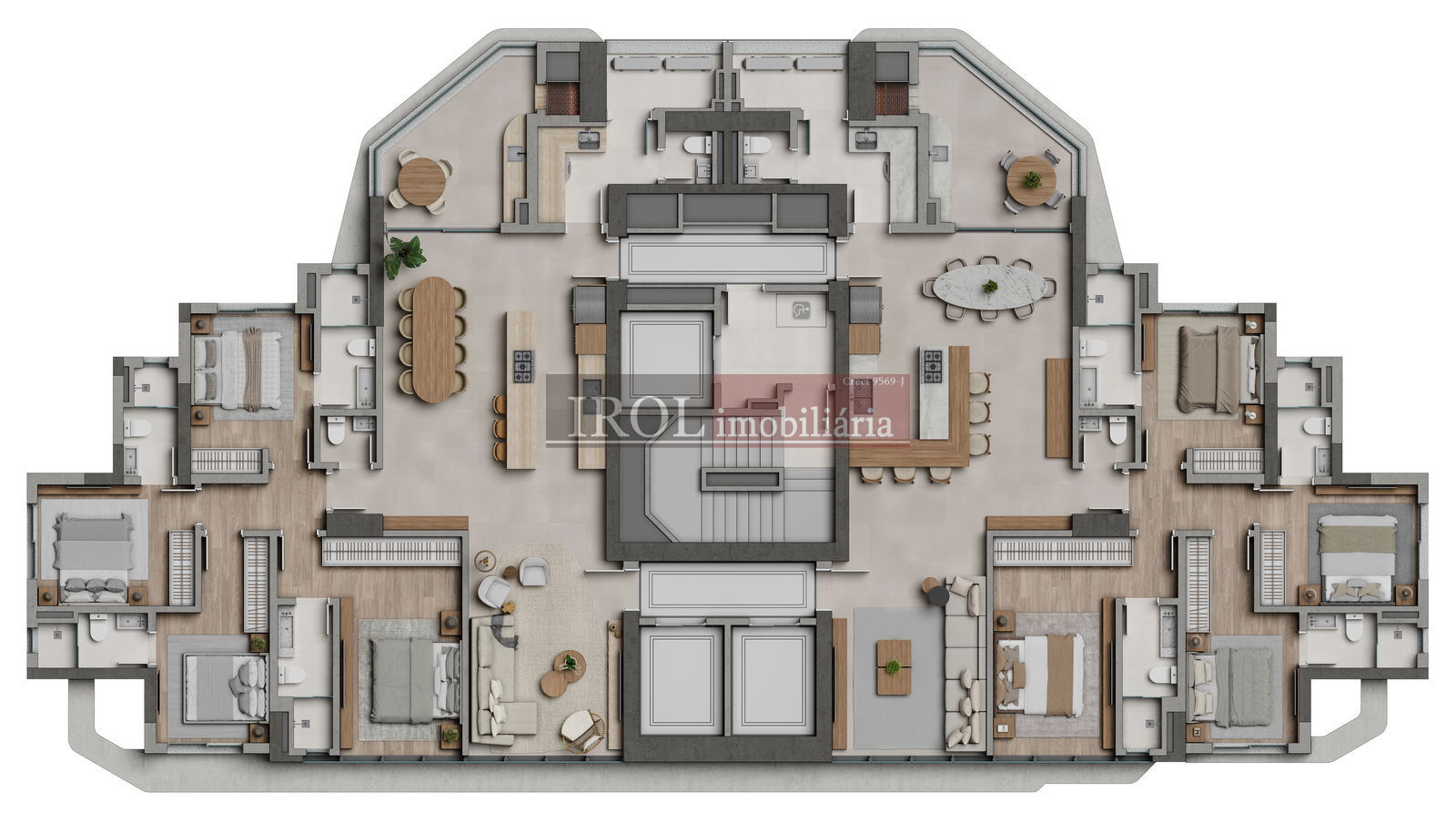 Apartamento à venda com 4 quartos, 182m² - Foto 35