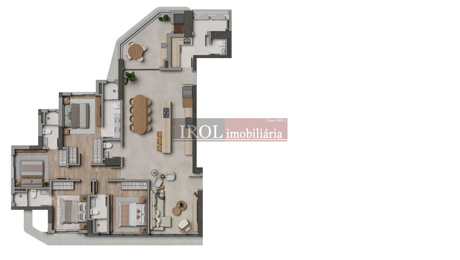 Apartamento à venda com 4 quartos, 182m² - Foto 37