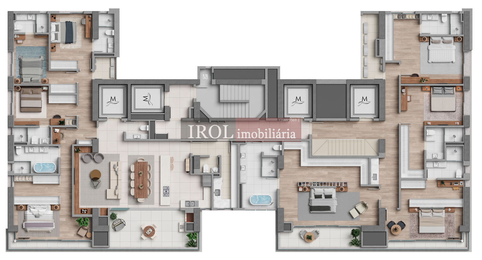 Apartamento à venda com 4 quartos, 178m² - Foto 35