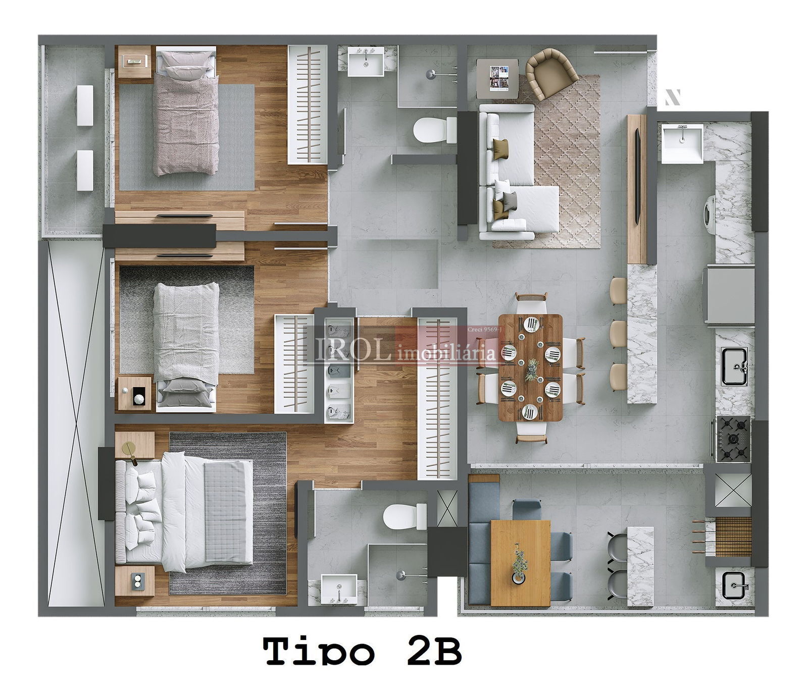 Apartamento à venda com 3 quartos, 86m² - Foto 33