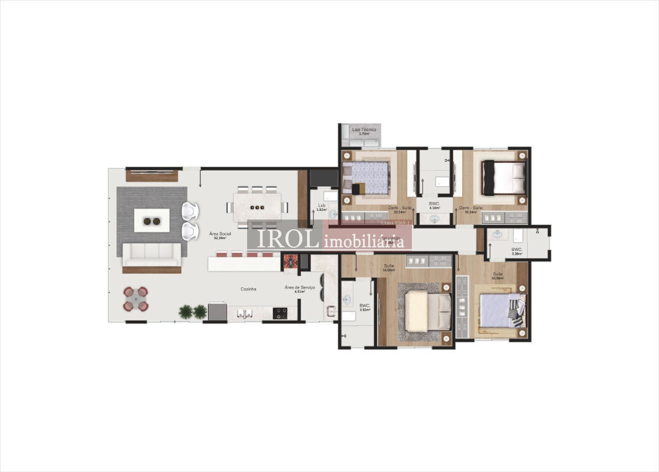 Apartamento à venda com 3 quartos, 126m² - Foto 22