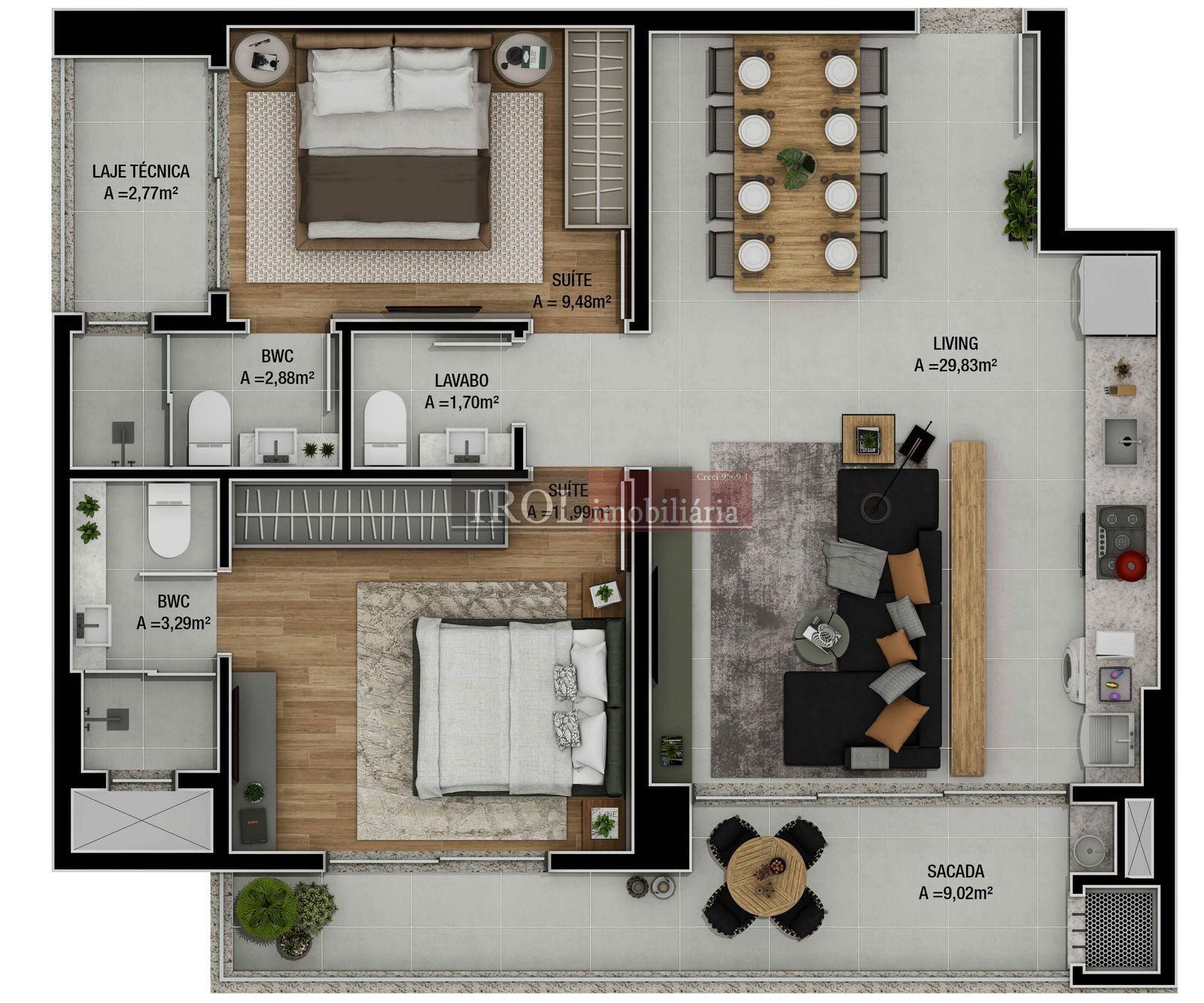 Apartamento à venda com 2 quartos, 76m² - Foto 27