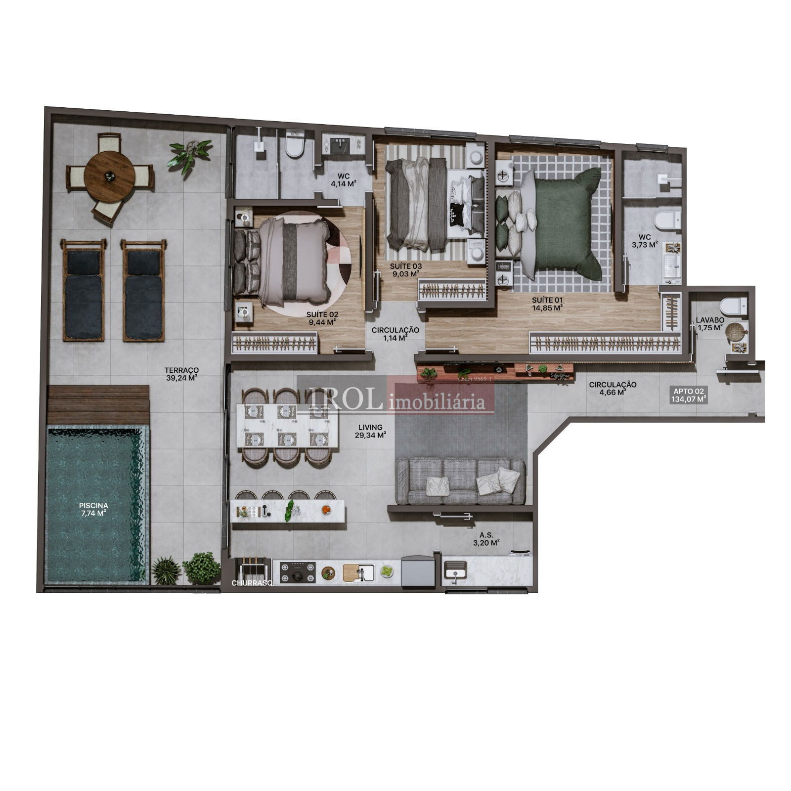 Apartamento à venda com 4 quartos, 144m² - Foto 20