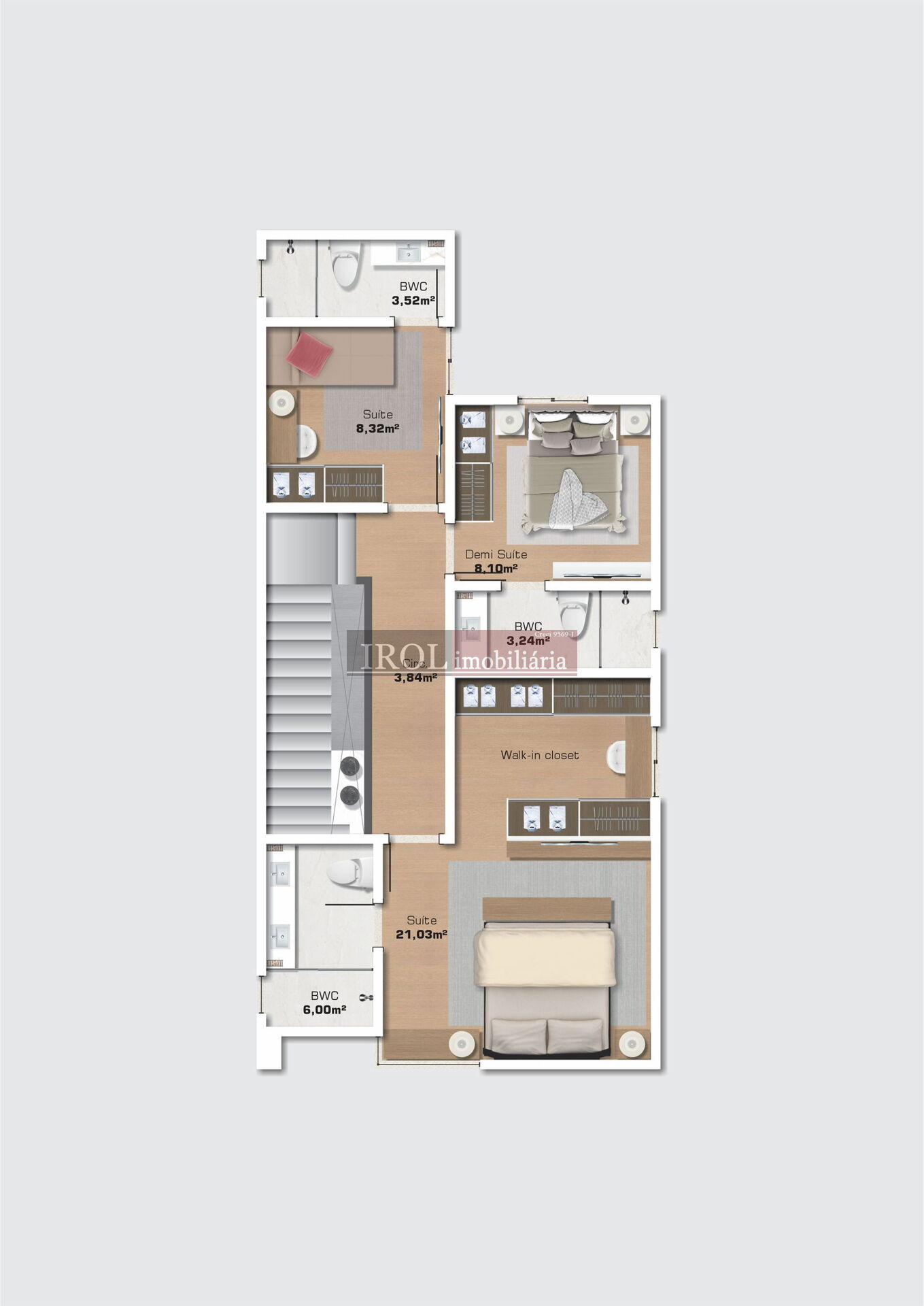 Apartamento à venda com 4 quartos, 202m² - Foto 8