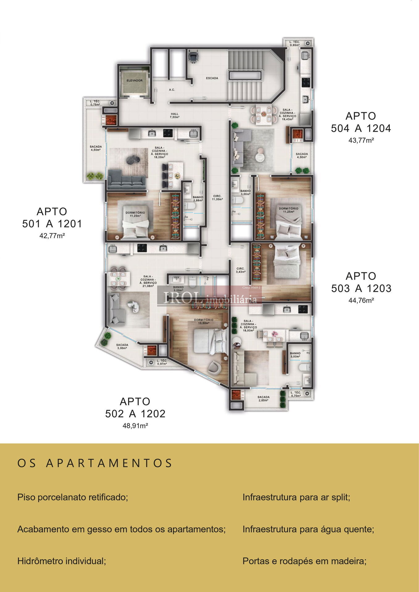 Apartamento à venda com 1 quarto, 43m² - Foto 14