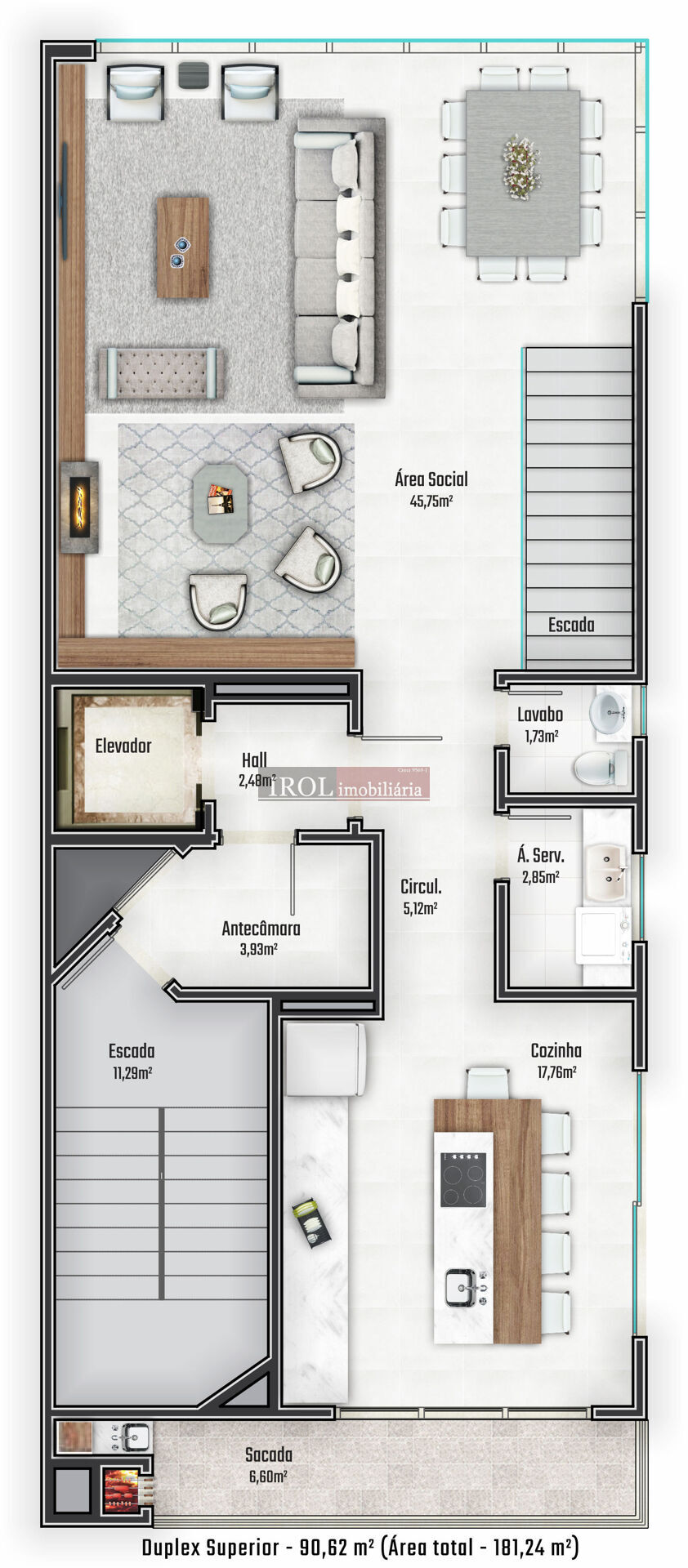 Apartamento à venda com 2 quartos, 90m² - Foto 16