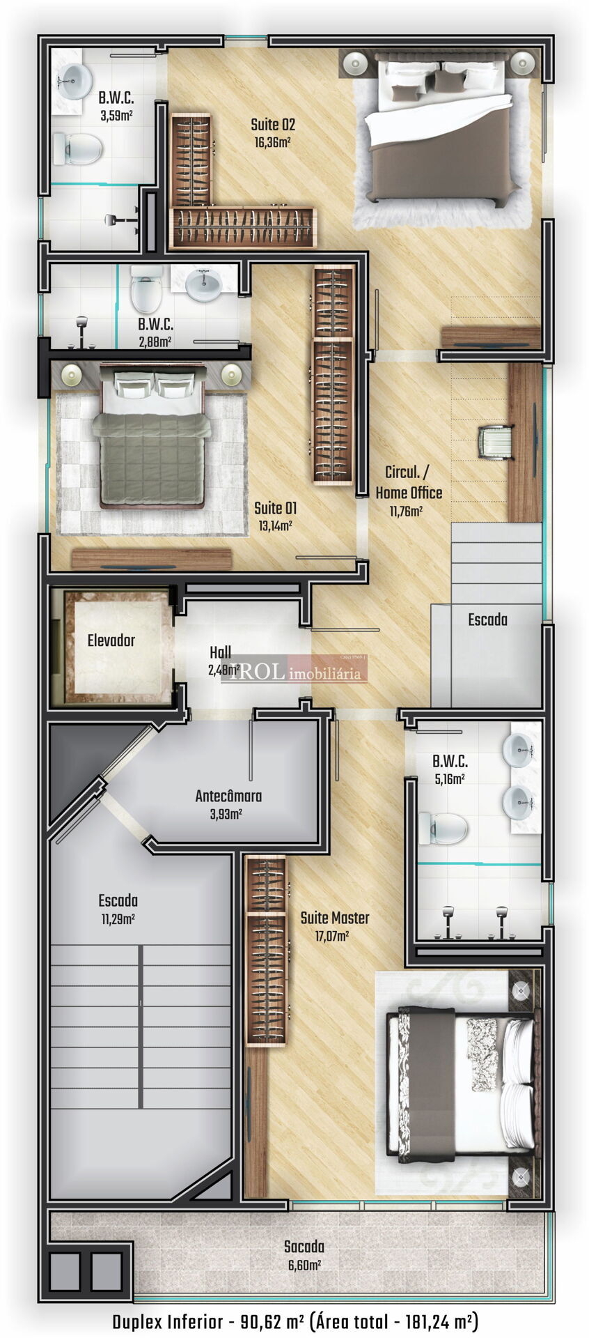 Apartamento à venda com 2 quartos, 90m² - Foto 15