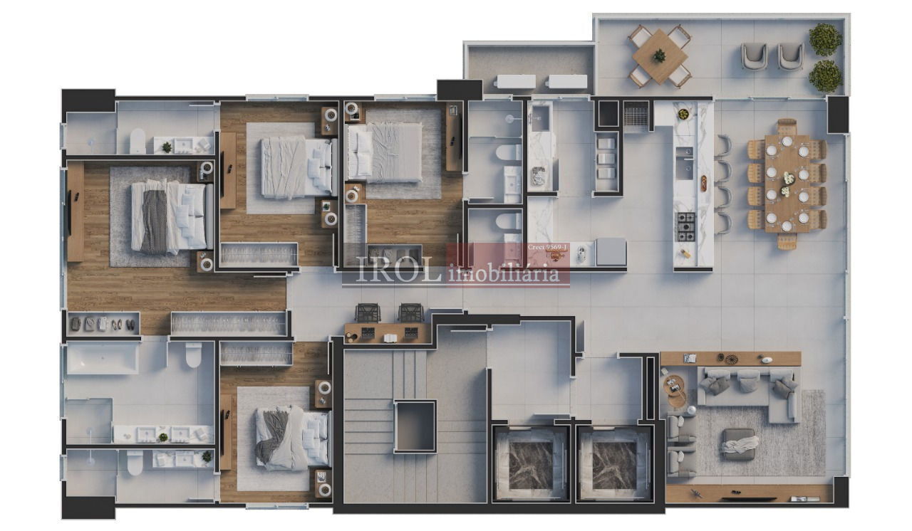 Apartamento à venda com 4 quartos, 178m² - Foto 22