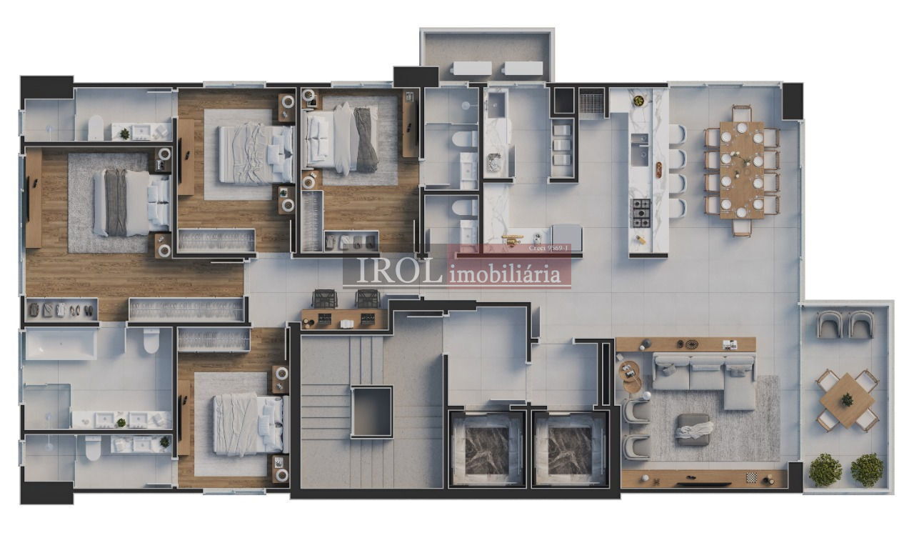 Apartamento à venda com 4 quartos, 178m² - Foto 20