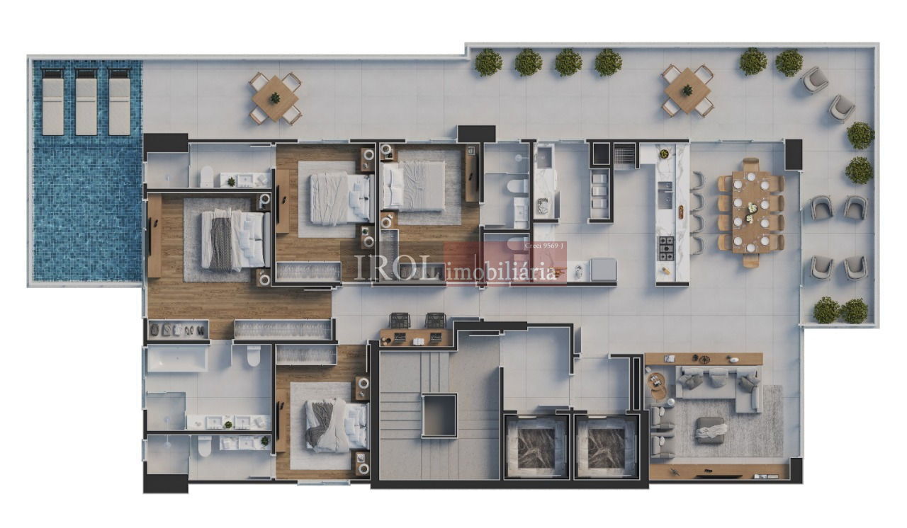 Apartamento à venda com 4 quartos, 178m² - Foto 19