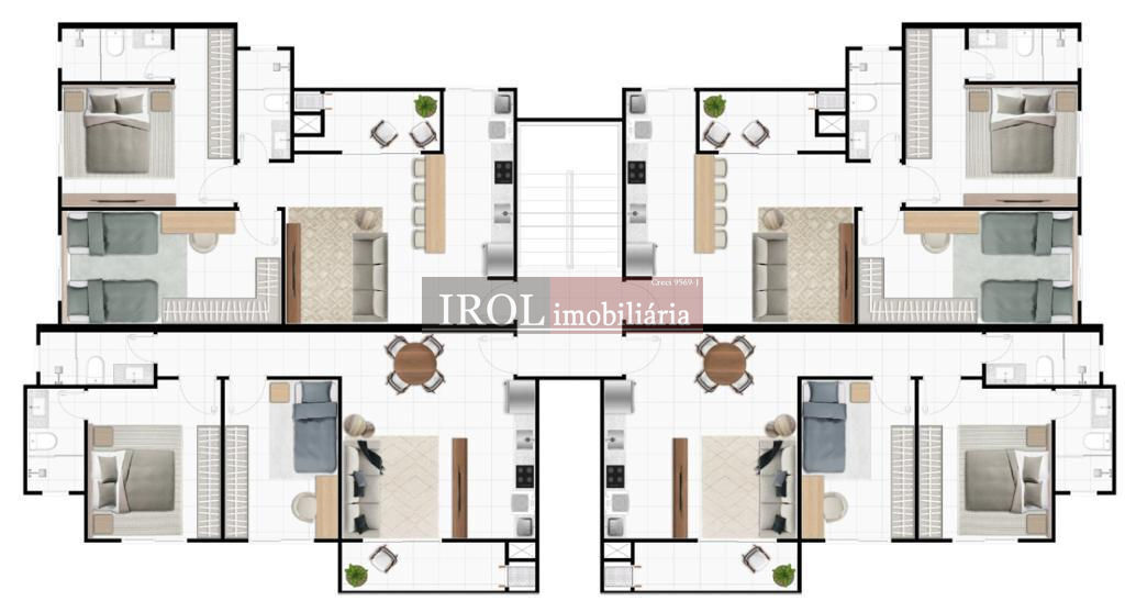 Apartamento à venda com 2 quartos, 65m² - Foto 3