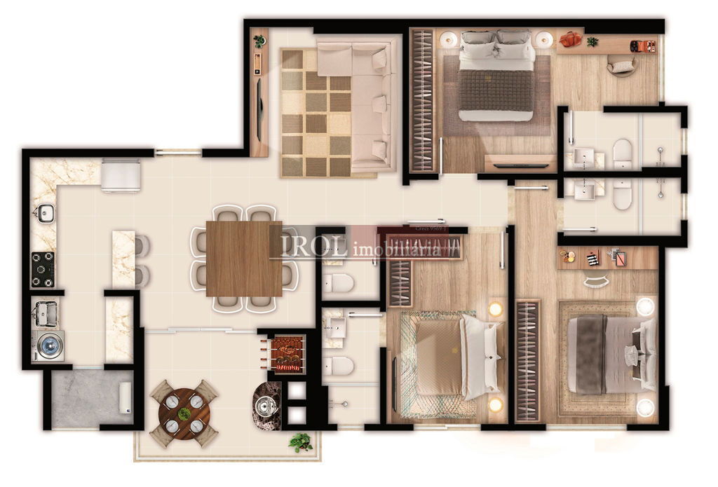 Apartamento à venda com 2 quartos, 87m² - Foto 16