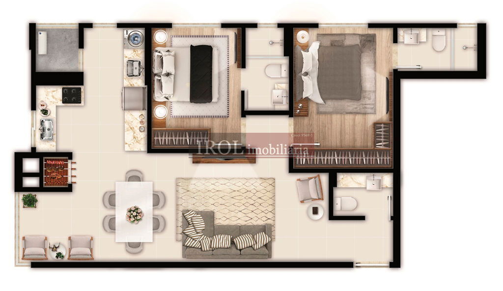 Apartamento à venda com 2 quartos, 87m² - Foto 18