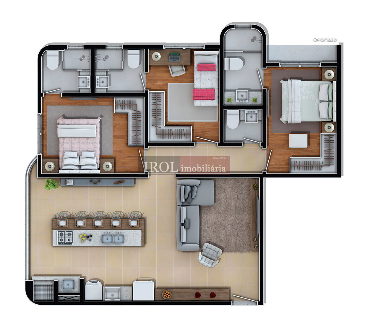 Apartamento à venda com 4 quartos, 220m² - Foto 53