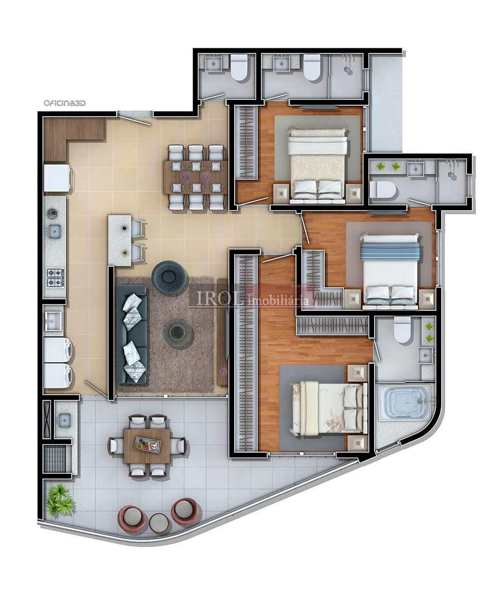 Apartamento à venda com 4 quartos, 220m² - Foto 51