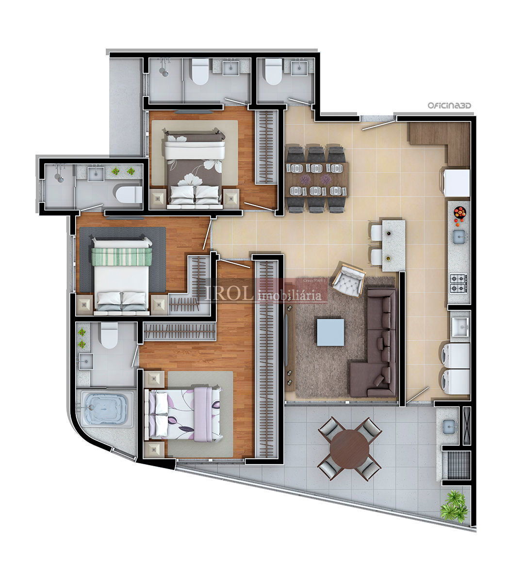 Apartamento à venda com 4 quartos, 220m² - Foto 56