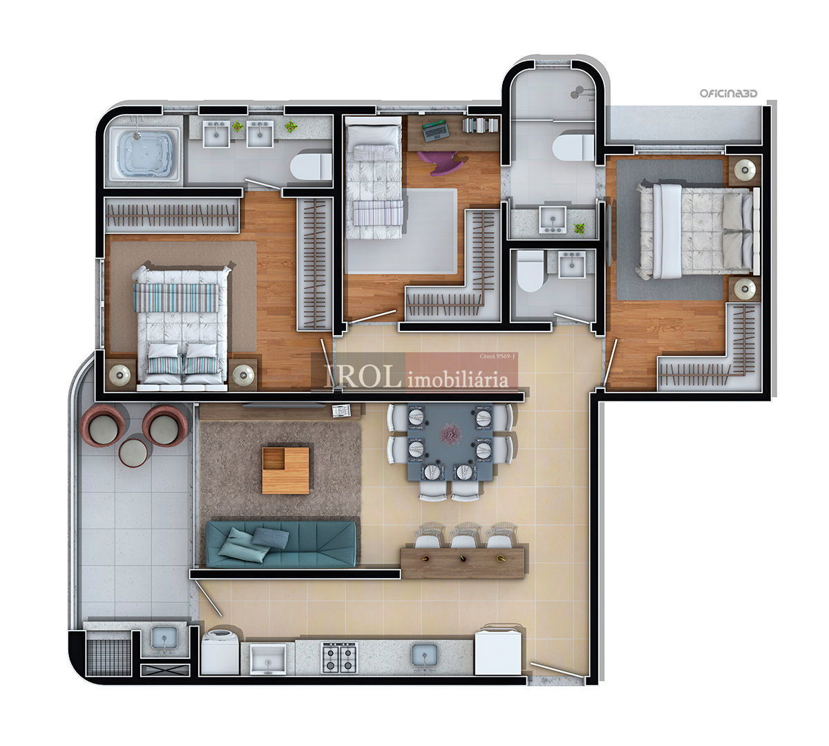 Apartamento à venda com 4 quartos, 220m² - Foto 57