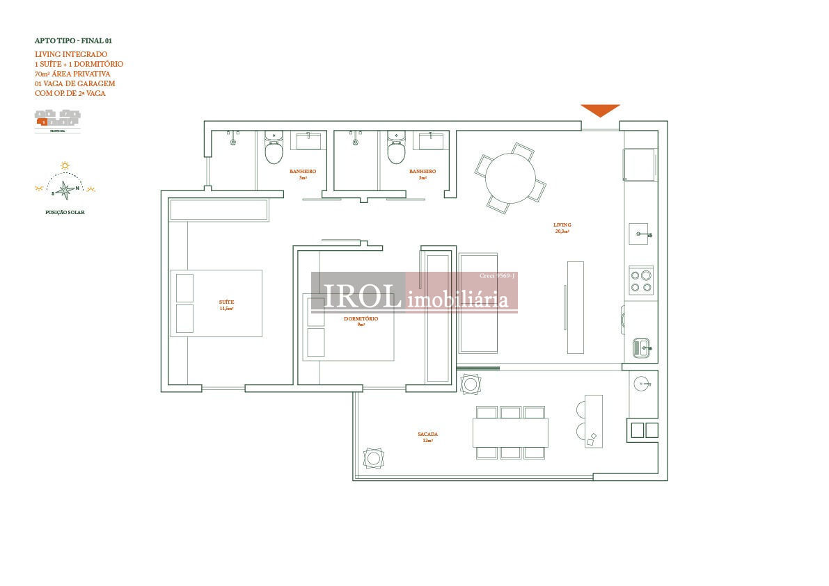 Apartamento à venda com 2 quartos, 78m² - Foto 20