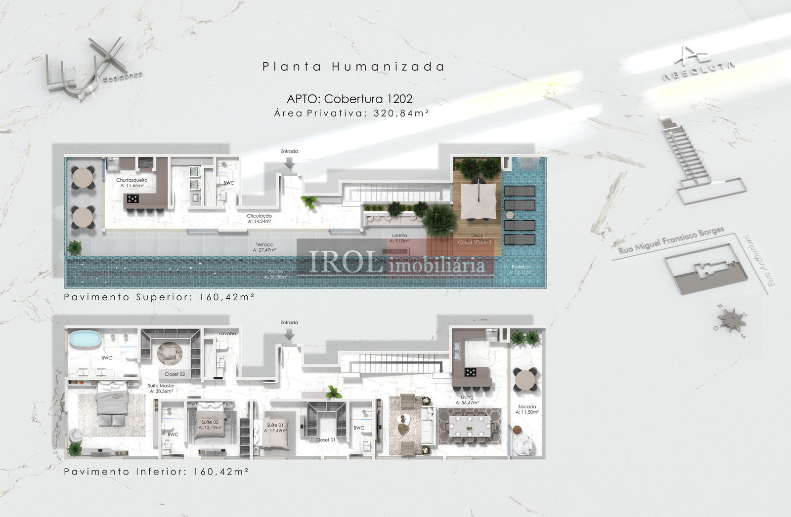 Apartamento à venda com 3 quartos, 160m² - Foto 58