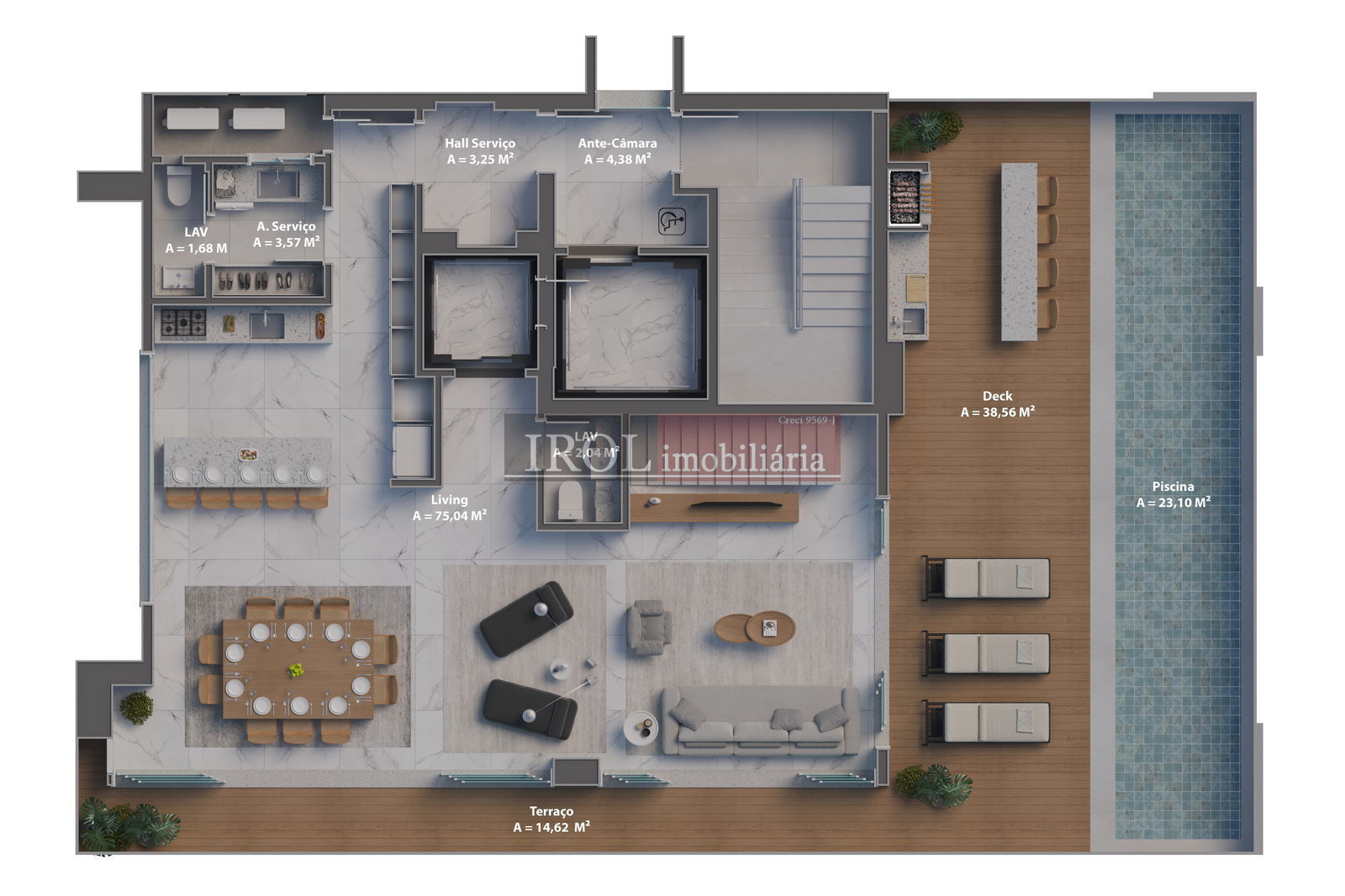 Apartamento à venda com 4 quartos, 190m² - Foto 37