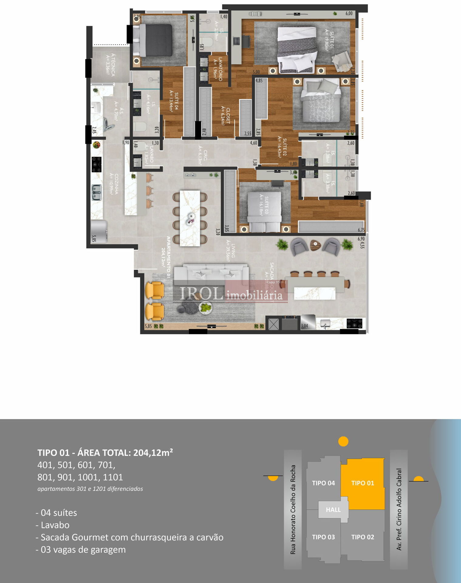 Apartamento à venda com 3 quartos, 153m² - Foto 18