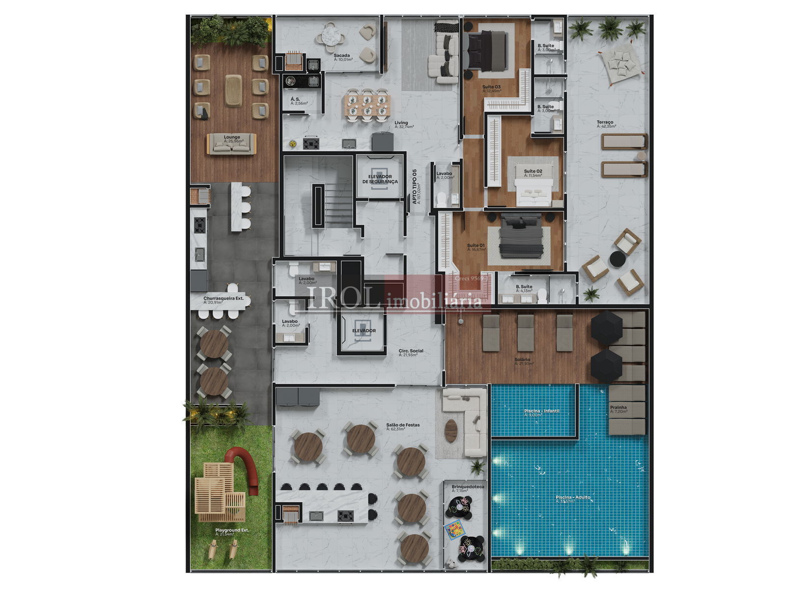 Apartamento à venda com 2 quartos, 72m² - Foto 23