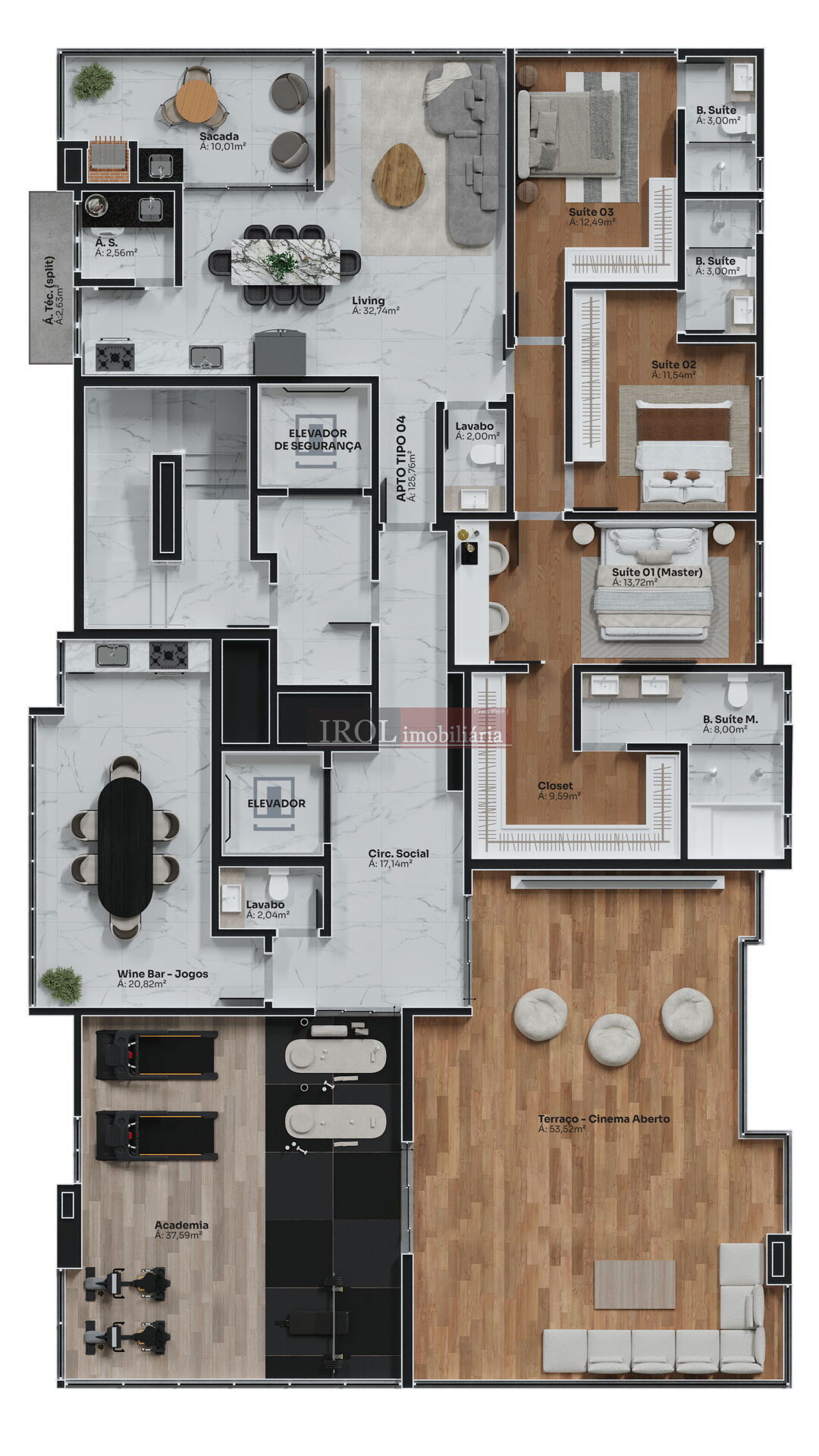 Apartamento à venda com 2 quartos, 72m² - Foto 27