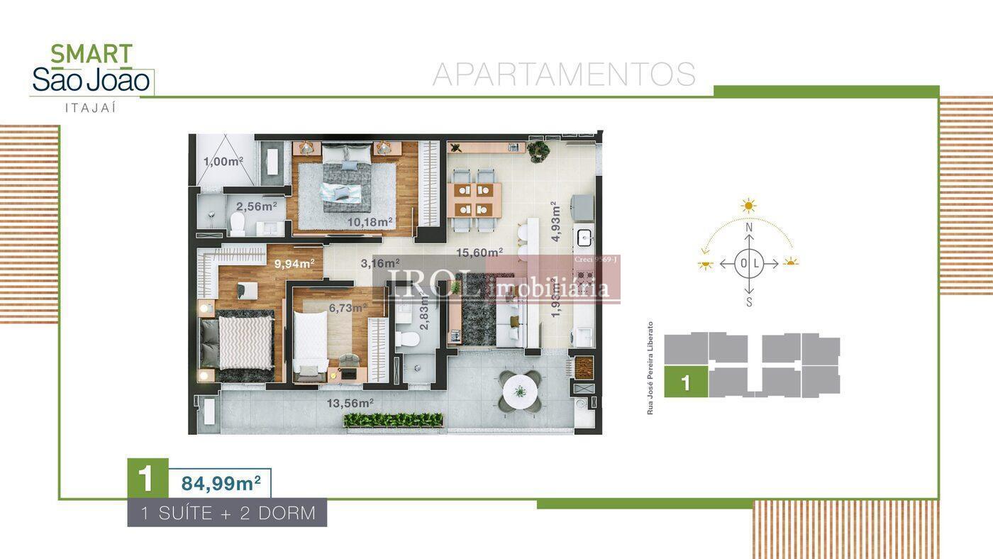 Apartamento à venda com 3 quartos, 84m² - Foto 11