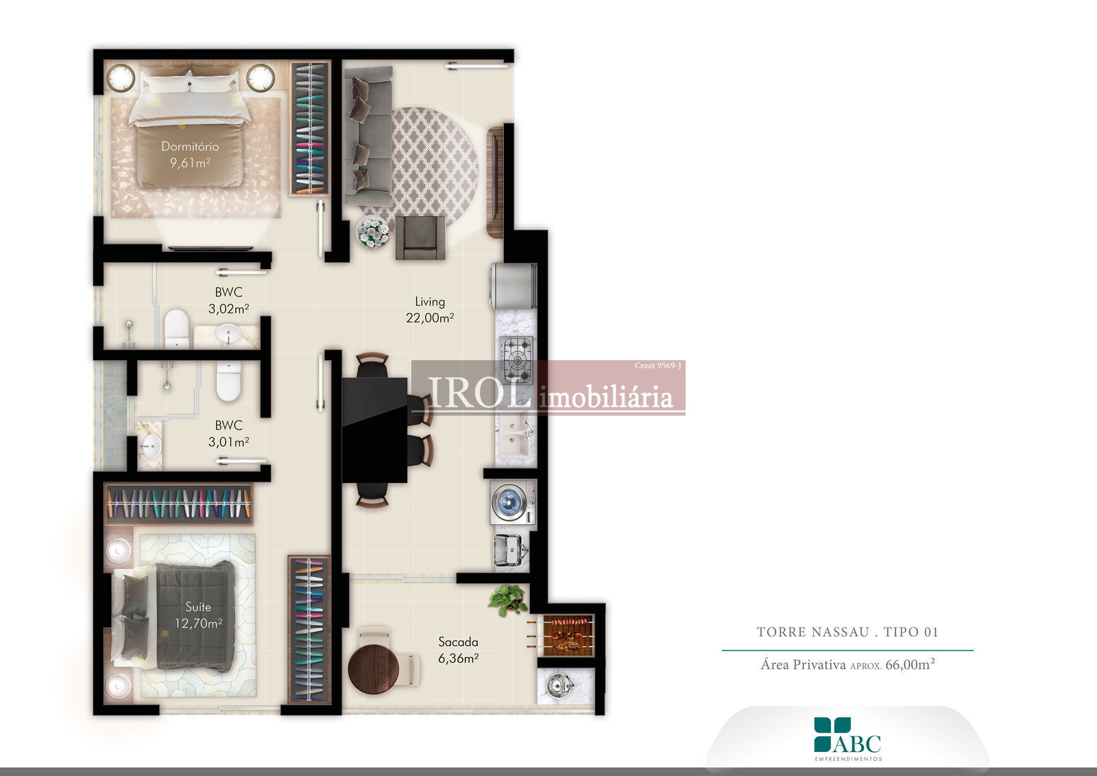 Apartamento à venda com 2 quartos, 62m² - Foto 40