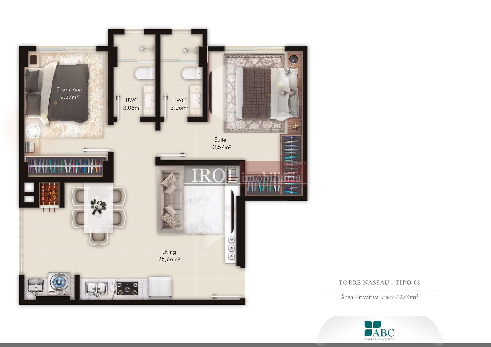 Apartamento à venda com 2 quartos, 62m² - Foto 42