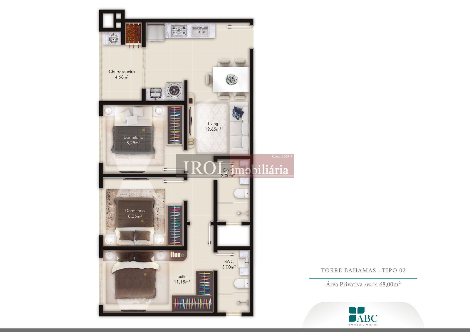 Apartamento à venda com 2 quartos, 62m² - Foto 37