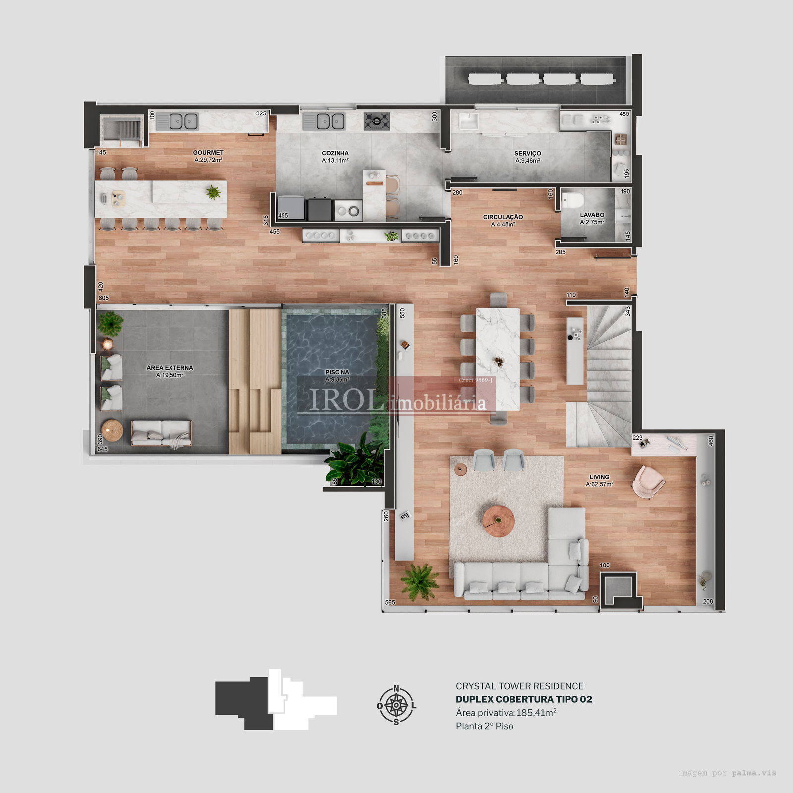 Apartamento à venda com 4 quartos, 173m² - Foto 42