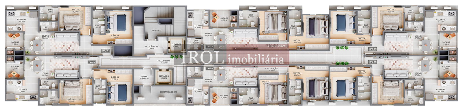 Apartamento à venda com 2 quartos, 70m² - Foto 19