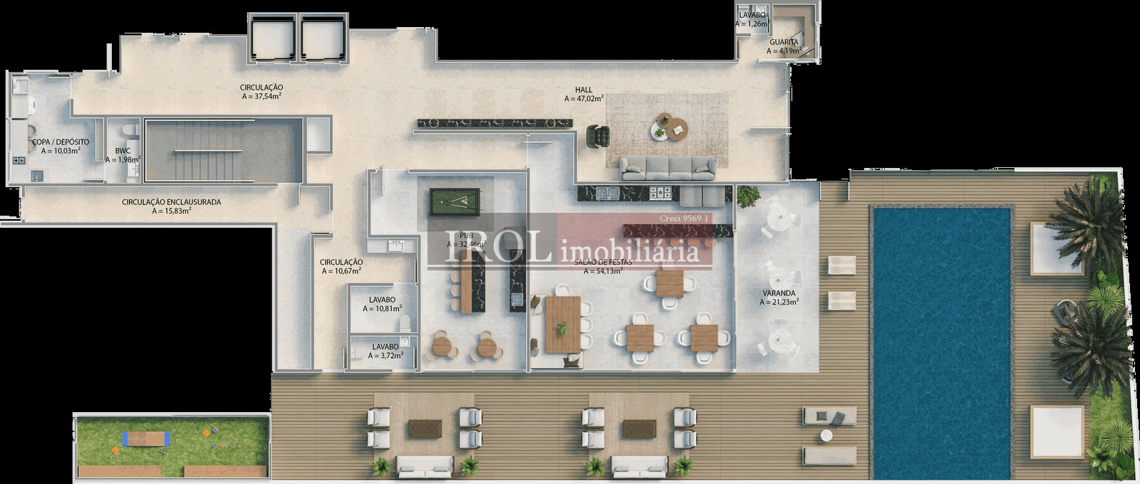 Apartamento à venda com 3 quartos, 219m² - Foto 41