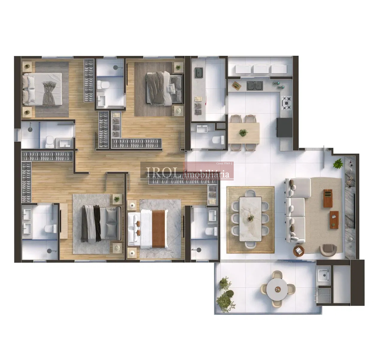 Apartamento à venda com 4 quartos, 160m² - Foto 17