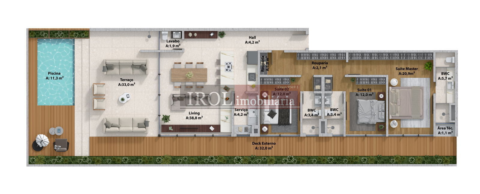 Apartamento à venda com 3 quartos, 163m² - Foto 23