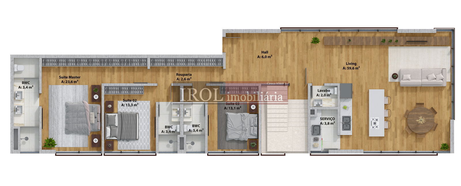 Apartamento à venda com 3 quartos, 163m² - Foto 29