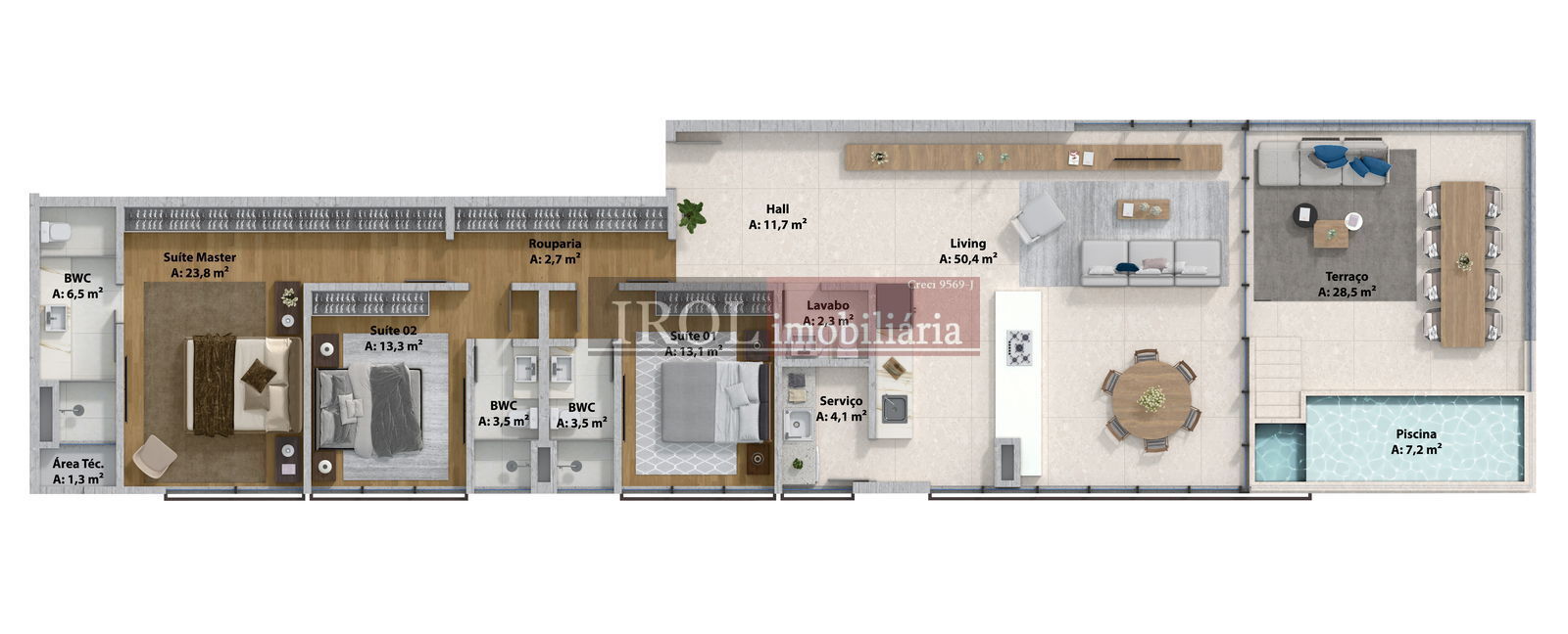 Apartamento à venda com 3 quartos, 163m² - Foto 26